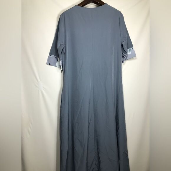 Just Fashion Now Dress Womens Size XL Grey Short Sleeve - Picture 3 of 7